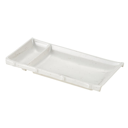 105-10036-12　シンプルマーブル 角仕切皿　(SP-32M)