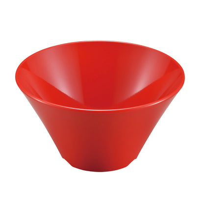 シンプル赤 めん鉢