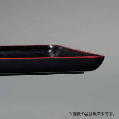 平安盆　朱天黒