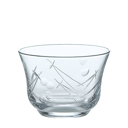 138-10694　切子冷茶グラス(松葉柄)　T-20112-C597