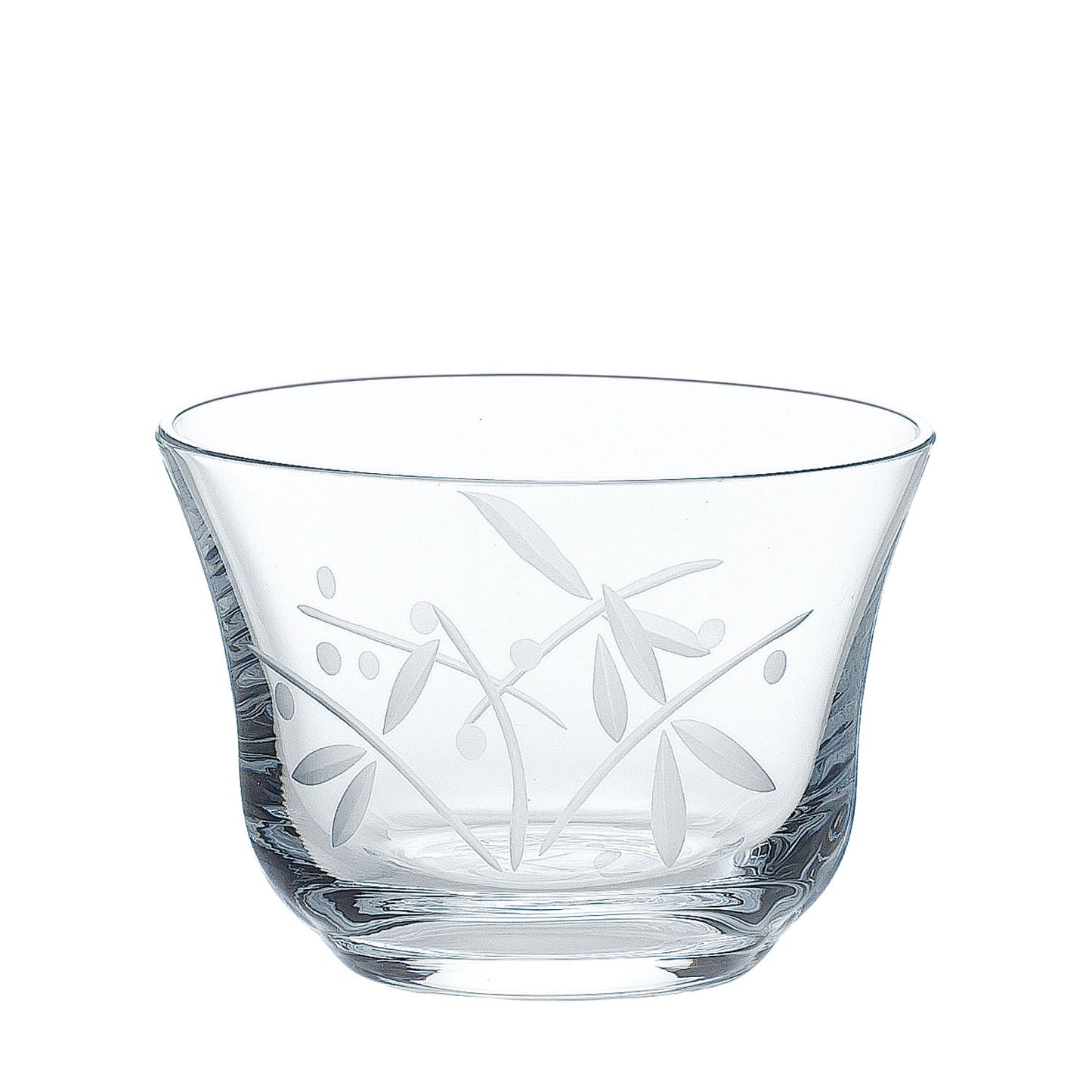 138-10693　切子冷茶グラス(おもだか柄)　T-20112-C646