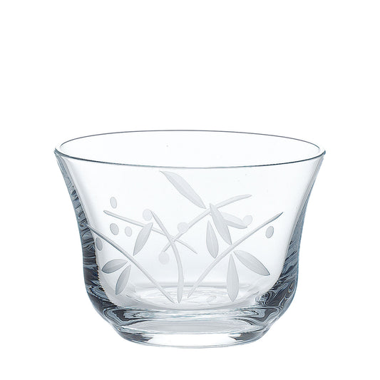 138-10693　切子冷茶グラス(おもだか柄)　T-20112-C646