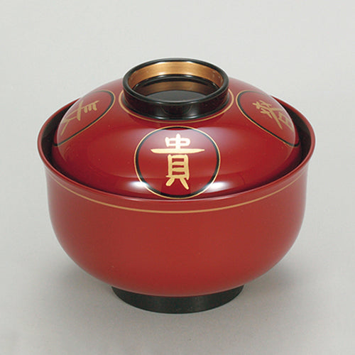 350-10120　朱富貴長春天平椀