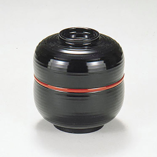 360-37114　3.5寸ひさご2段弁当　黒内朱
