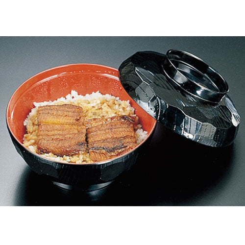 5寸亀甲丼　黒内朱