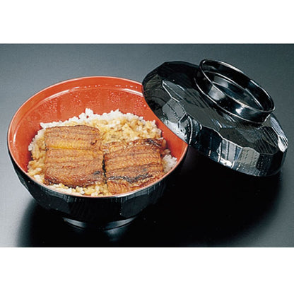 5寸亀甲丼　黒内朱