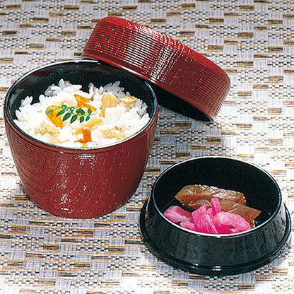 なつめ弁当　朱内黒