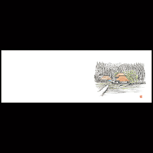 192-20109　箸置雲竜和紙マット　新故郷(オールシーズン)