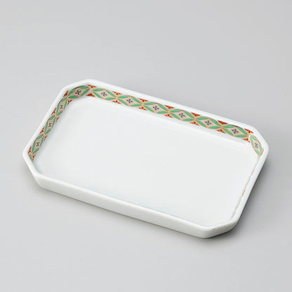 610-28043　隅切角長皿