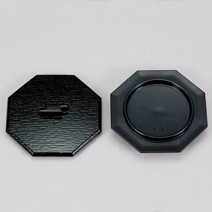 470-30012　7.3cm八角蓋　黒塗