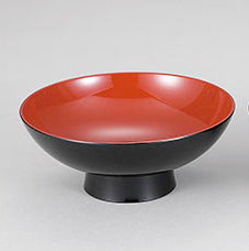 350-74122-01　6寸小槌型煮物椀<身>　黒内朱