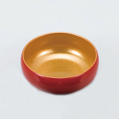 305-26151　丸鉢　朱内金パール