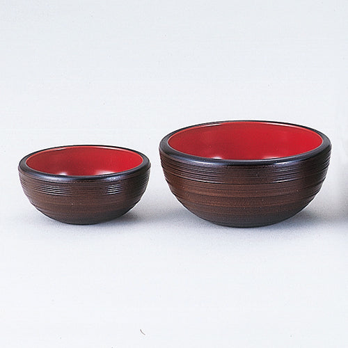 千筋ナツメ鉢　陶器風