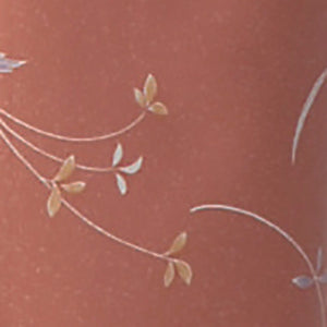 単衣着物 流し花・ピンク(KI-1014)