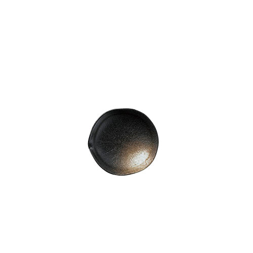 519-230050040　片口小皿　黒備前