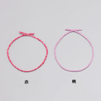 ふわゴム1重掛結び　25cm<各100本入>