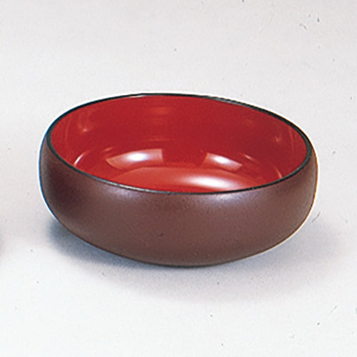 花屋鉢　茶乾漆
