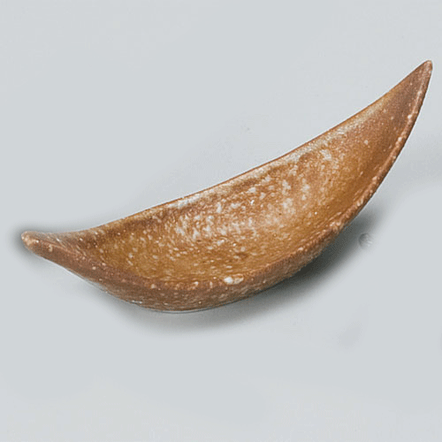 538-00017　笹葉小付　鼠志野