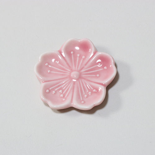610-32246　丸桜箸置　ピンク