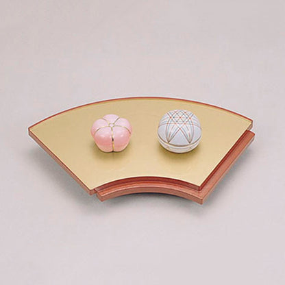 435-42231　扇面段付三宝　金パール