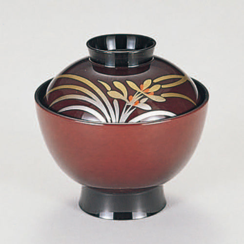 350-19242　3.5寸小吸物椀　総タメラン内黒