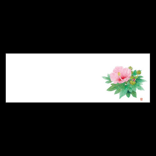 201-20150 上質紙13cm長角マット 新芙蓉 (8・9月)