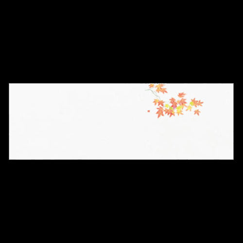 201-20161 上質紙13cm長角マット 新紅葉 (9・10月)