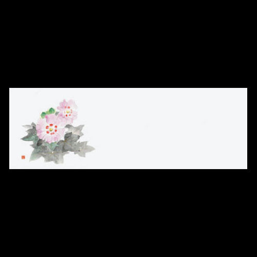 201-20149 上質紙13cm長角マット 芙蓉 (8・9月)