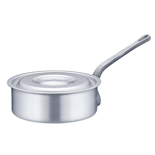 TKG　アルミニウム片手浅型鍋目盛付