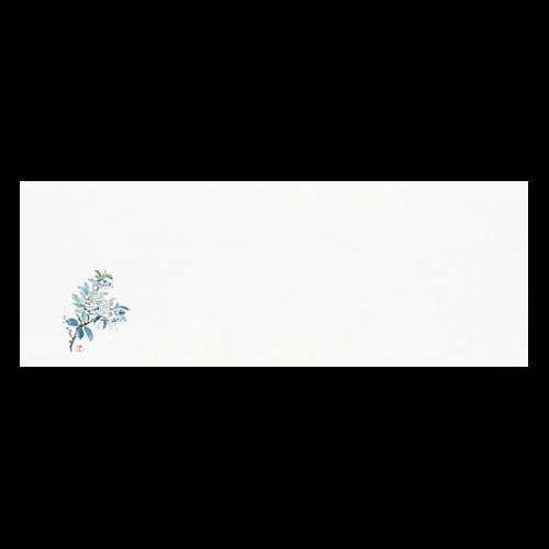 192-20123　箸置雲竜和紙マット　お茶の花 (5月)