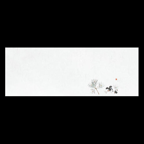 192-20114　箸置雲竜和紙マット　松 (1・2月)