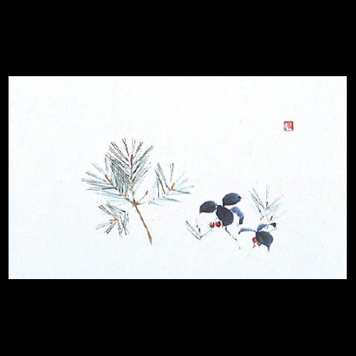 192-30013　尺5雲竜和紙マット　松 (1・2月)