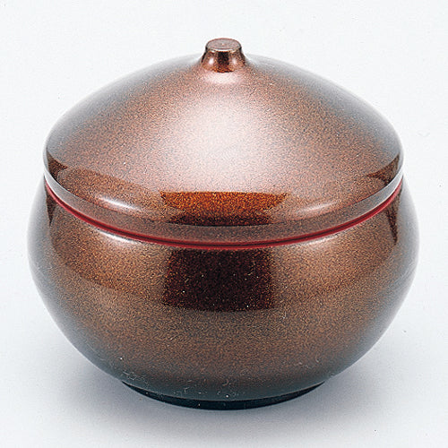 390-11103　小丼飯器1段　金パール内朱