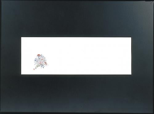192-20117　箸置雲竜和紙マット　沈丁花 (3月)