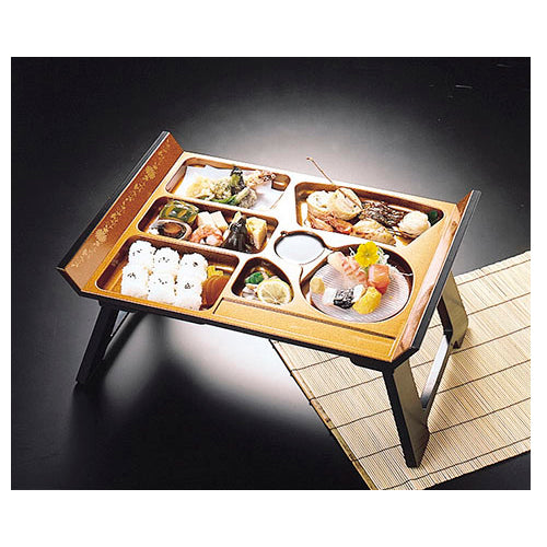 310-12231　堀川 金パール唐草プレート<折タタミ足付>