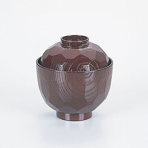 八角形 木製 漆器 直径約30cm 木の器 −2−日本の伝統美が詰まった力強く、凛とした佇まいの器