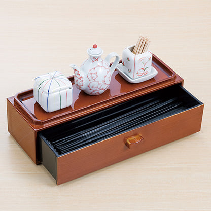 カスター付箸箱　仕切なし