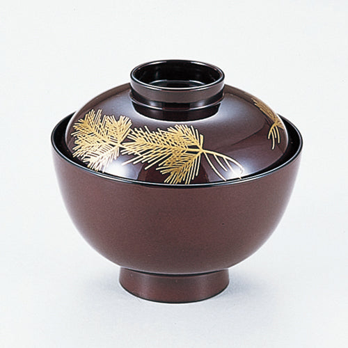 350-17372　3.7寸みやこ椀　総タメ若松内黒