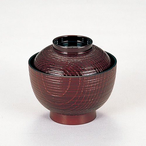 350-60022　華頂椀　タメ内黒