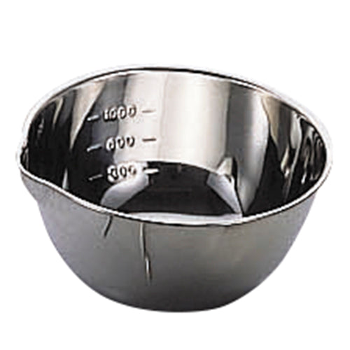 18-8　手なし片口ボール目盛付