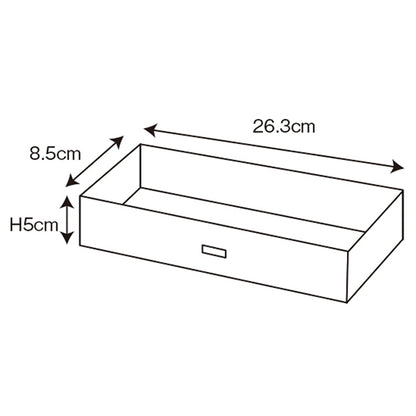 カスター付箸箱　仕切なし