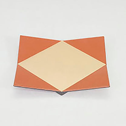 420-34031　高瀬皿　朱内金