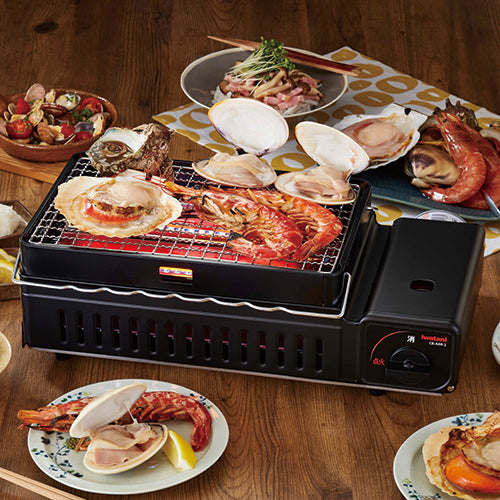 113-10489　イワタニカセットガス炉ばた焼器炙りやⅡ　CB-ABR-2