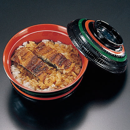 春日丼　4本線黒内朱
