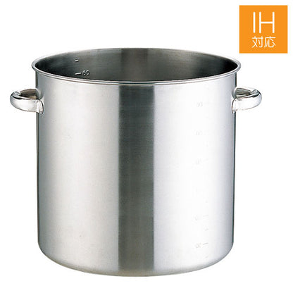 KO19-0電磁対応寸胴鍋・目盛付<蓋無>