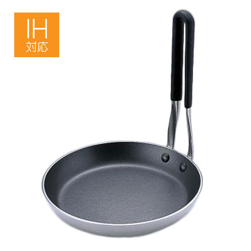 TKG　共柄厚板　IHアルミテフロン親子鍋　立柄