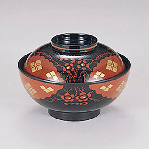 350-47031　4.5寸木目煮物椀　梅正方寺
