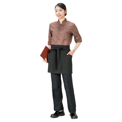 186-46050　エプロン　ブラック