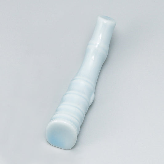610-32287　節竹箸置　青磁