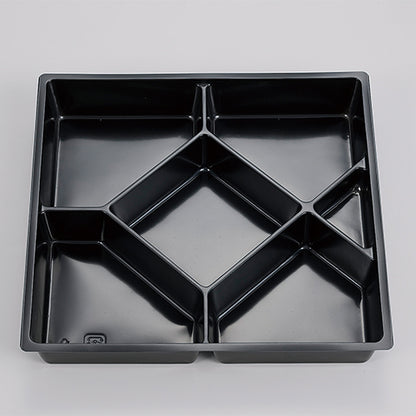弁当容器　80-80黒椿(ワンピース)<300個入>